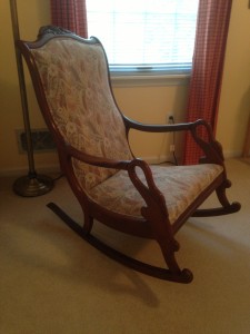repaired chair